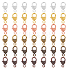 42Pcs 6 Colors Alloy Lobster Claw Clasps FIND-CA0009-84-1