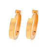 304 Stainless Steel Polishing effect Hoop Earrings EJEW-M001-15G-6