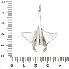 304 Stainless Steel Pendants Manta Ray Charm STAS-K252-18P-3