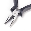 45# Carbon Steel Jewelry Pliers LS-PT-L007-35F-3