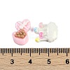 Love Theme Resin Cabochons RESI-H166-22-3