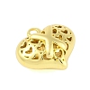 Hollow Brass Pendants for Valentine's Day KK-M289-03X-G-2