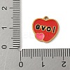 304 Stainless Steel Enamel Charms LS-STAS-P388-19F-G-3