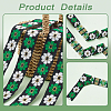 Ethnic Style Embroidery Polyester Ribbons LS-OCOR-WH0070-10F-03-4
