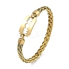 Adjustable Vacuum Plating PVD Vacuum Plating 304 Stainless Steel Bangles BJEW-F476-01G-1