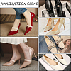 12 Pairs 3 Style Transparent TPU Anti-Loose Shoelace for High-heeled Shoes FIND-CP0001-95-5