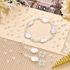 15 Strands 3 Color Faceted Bicone Opalite Beads Strands EGLA-FH0001-13-2