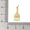 Rack Plating Brass & Cubic Zirconia Pendants KK-L216-059G-3