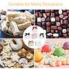 White Cardboard Paper Wedding Candy Boxes with Ribbon CON-FZC0002-002C-7