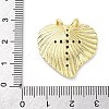 Brass Micro Pave Cubic Zirconia Pendants KK-S510-35G-02-3