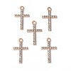 Alloy Crystal Rhinestone Pendants LS-PALLOY-F288-03KCG-4