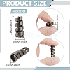 60Pcs Zinc Alloy Cord End FIND-NB0005-77-2