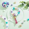 DIY Charm Keychain Wristlet Making Kit DIY-CA0004-51-5