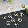 Unicraftale 20Pcs 2 Colors 201 Stainless Steel Pendants STAS-UN0032-02-4