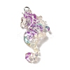 Ocean Theme Transparent Resin Pendants RESI-P029-07P-C-1