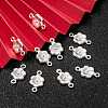 Tibetan Style Alloy Flower Links Connectors LS-K08XD021-6