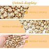 200Pcs Plating ABS Plastic Beads KY-YW0002-29-5