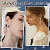 60Pcs Star Shape 201 Stainless Steel Stud Earrings Findings STAS-SC0007-96-5