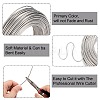 Anodized Aluminum Wire AW-S001-0.6mm-01-5