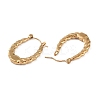 304 Stainless Steel Hoop Earrings EJEW-K278-19B-G-2