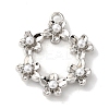 Flower Rack Plating Alloy Pendants FIND-I039-023A-P-1