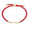 1Pc Adjustable Nylon Cord Slider Bracelets for Women BJEW-LP0001-32T-02-1