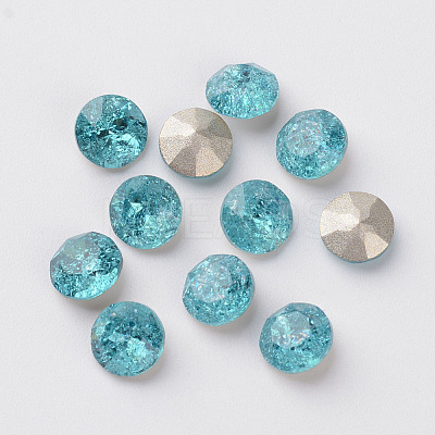 Pointed Back K9 Glass Rhinestone Cabochons RGLA-F020-6mm-1