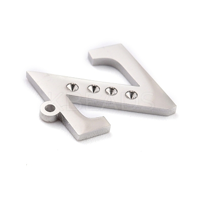 Non-Tarnish 304 Stainless Steel Pendant Rhinestone Settings STAS-F267-09Z-P-1
