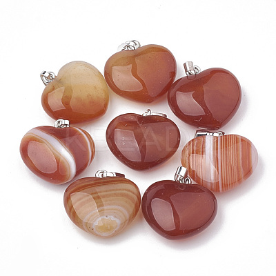 Natural Carnelian Pendants G-S299-103-1