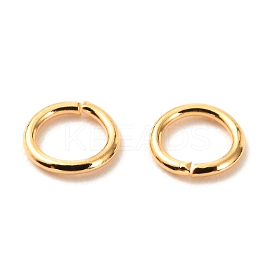 Brass Open Jump Rings X-KK-F824-108B-G-1