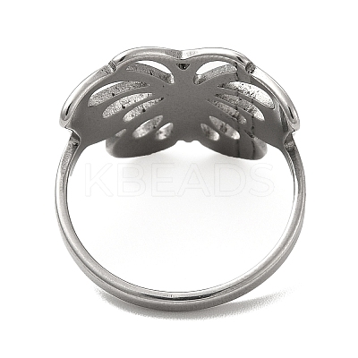 Non-Tarnish 201 Stainless Steel Finger Rings RJEW-G278-02P-1