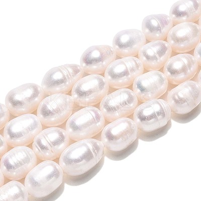 Natural Cultured Freshwater Pearl Beads Strands PEAR-T006-19D-1