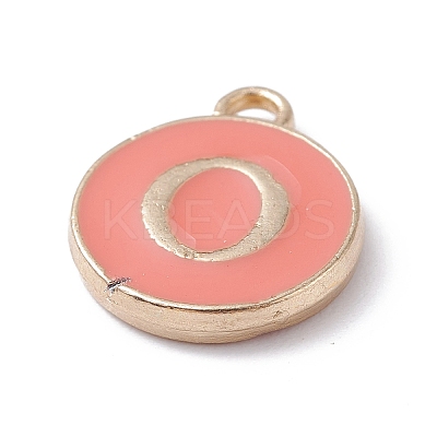 (Defective Closeout Sale Border damaged) Golden Plated Alloy Enamel Charms ENAM-XCP0001-20O-1