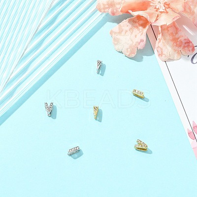 6Pcs 6 Styles 304 Stainless Steel Ice Pick Pinch Bails STAS-CJ0003-21-1