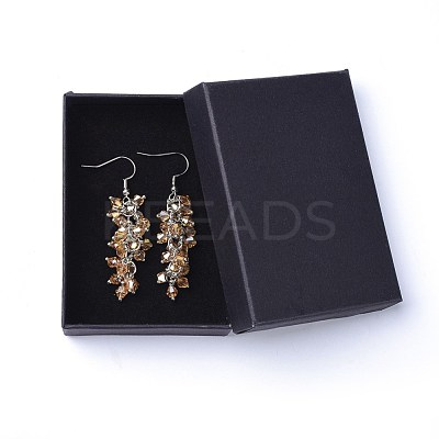 Glass Dangle Earrings EJEW-JE03094-03-1
