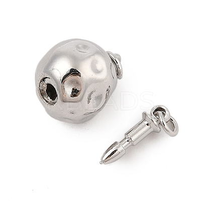 Brass Box Clasps KK-L223-006P-1