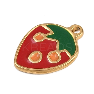 304 Stainless Steel Enamel Pendants LS-STAS-G363-15G-1
