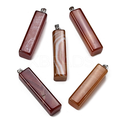 Natural Red Agate Big Pendants G-F820-03P-07-1