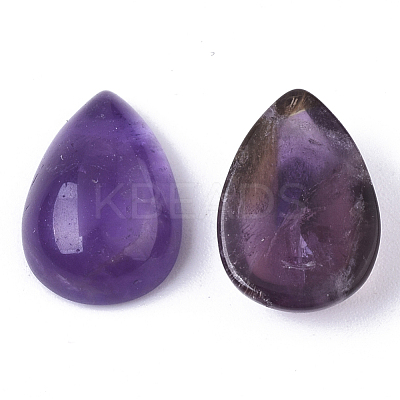 Natural Amethyst Cabochons G-R469-06C-1