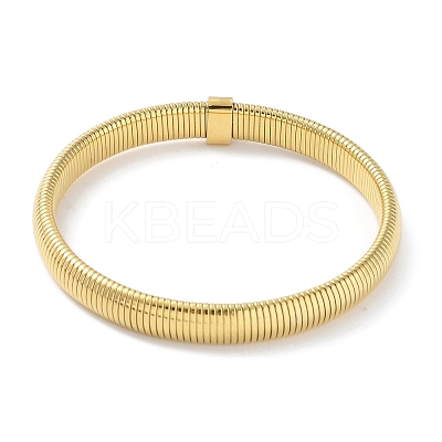 PVD Vacuum Plating 304 Stainless Steel Bangles BJEW-G700-02G-1