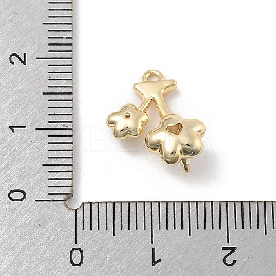 Brass Micro Pave Cubic Zirconia Pendants LS-KK-D283-15G-1