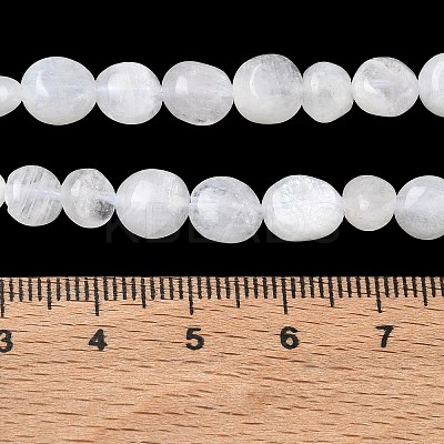 Natural Rainbow Moonstone Beads Strands X-G-Q961-27-1