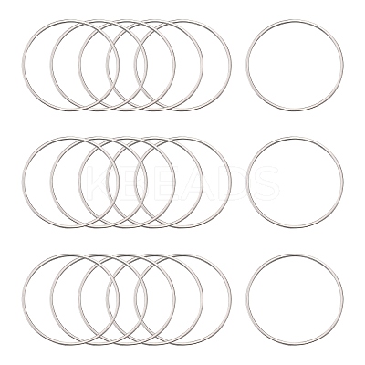 Tarnish Resistant 304 Stainless Steel Linking Ring X-STAS-T047-15C-1