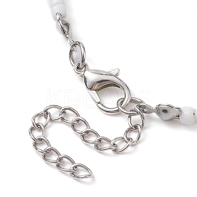 Glass Bead Necklaces for Women NJEW-JN04672-1