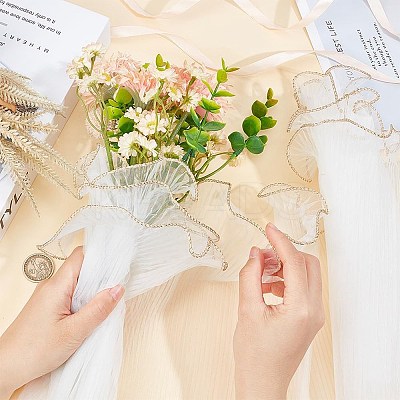 1 Bag Wrinkled Wavy Gauze Yarn Flower Bouquets Wrapping Packaging DIY-BC0013-64C-1