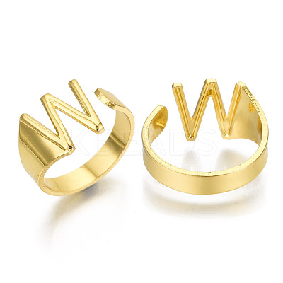 Alloy Cuff Finger Rings X-RJEW-S038-195W-G-NR-1
