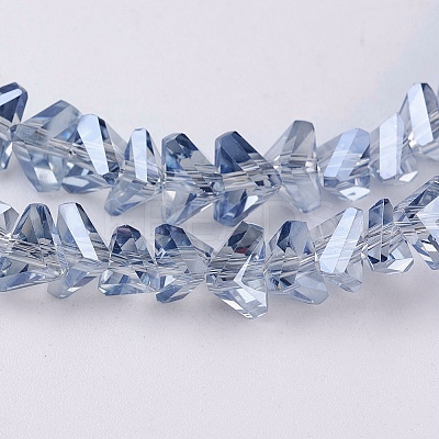 Electroplate Glass Beads Strands EGLA-J145-6mm-PL02-1