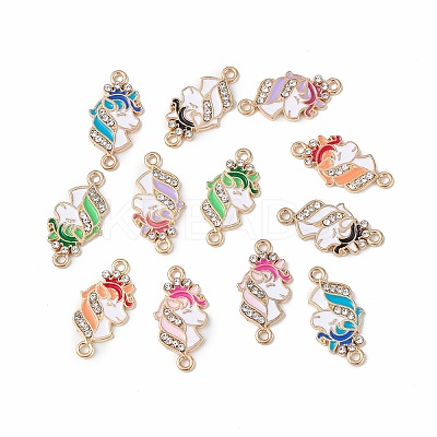 Alloy Enamel Connector Charms ENAM-I054-03-1