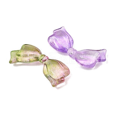 Two-Tone Transparent Acrylic Beads AC-CBAE44E-02A-01-1