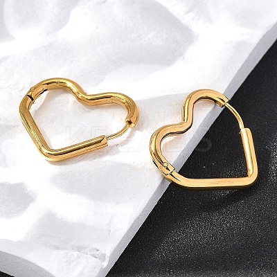 201 Stainless Steel Hoop Earrings LS-EJEW-Q026-11G-1